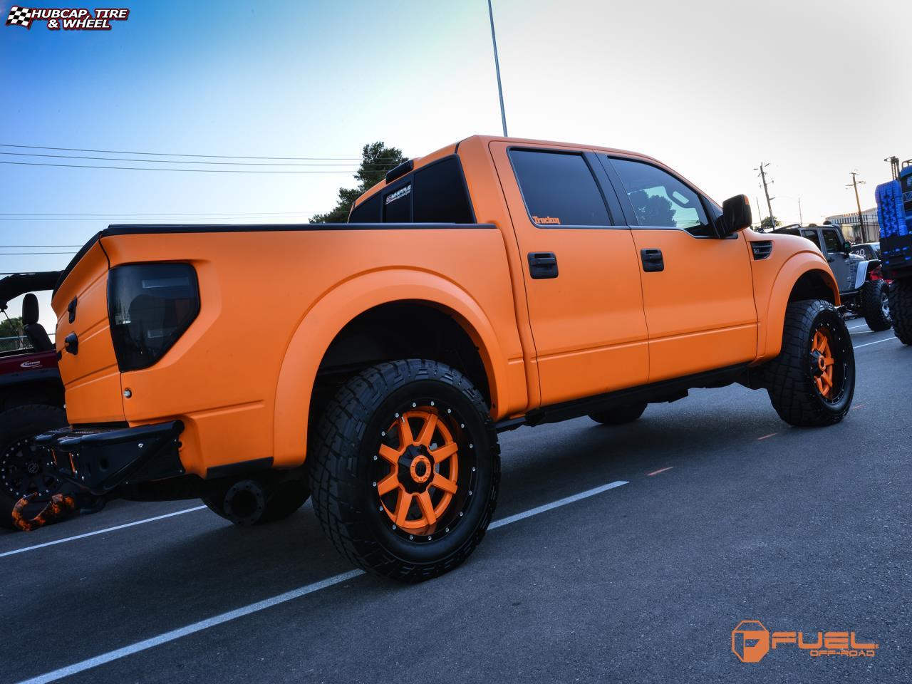 vehicle gallery/ford f 150 fuel maverick d261 20X10  Black & Machined wheels and rims